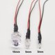 thumbnail image 3 of Bombilla LED pequeña transparente con indicador superior redondo, PCB precableado, 5 V-12 V CC, 3 of 8