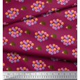 thumbnail image 2 of Soimoi Tissu Poly Georgette Ballon & Hedgehog Imprimé pour Enfants par Yard 52 Pouces de Large, 2 of 3
