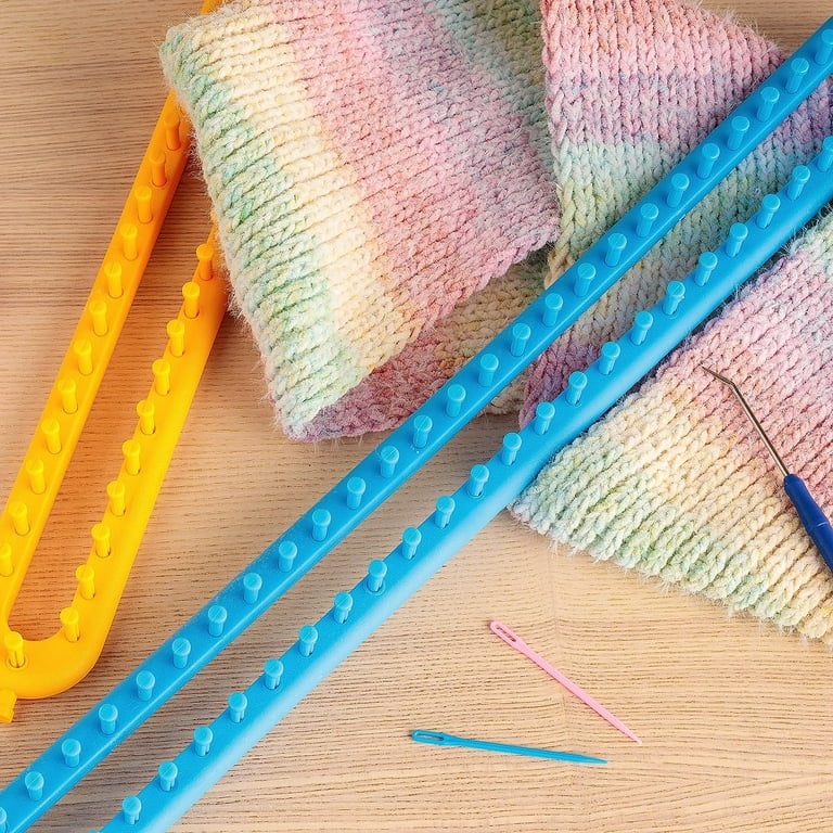 The Quilted Bear 4 Piece Long Peg Knitting Loom Set Walmart