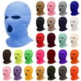thumbnail image 1 of Three Hole Ski Mask Face Mask UV Protection Dustproof Windproof Face Cover for Men Women Skiing, Snowboarding, Wool Hat with A Hood for Outdoor Sports Cycling Hiking, 1 of 3