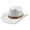 White, variant on Womens Cowboy Hats Leather Hat for Men Khaki Hat Country Outfits for Men One Size