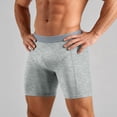 thumbnail image 1 of Men's Daily Comfort Long Leg Briefs with Breathable Soft Blend and Supportive Pouch for All Day Wear, 1 of 3