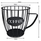 thumbnail image 1 of Cateissary Cesta de almacenamiento de cápsulas de café, cesta para tazas de café, cápsula de café Vintage con Base de hierro para el hogar, café, Almacenamiento y organización del hogar, 1 of 6