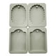thumbnail image 4 of Del Silicón de Tableta de Del de 3D , B: 2 óvalo 2 rectángulo perfecl Cera de aromaterapia molde de yeso, 4 of 8