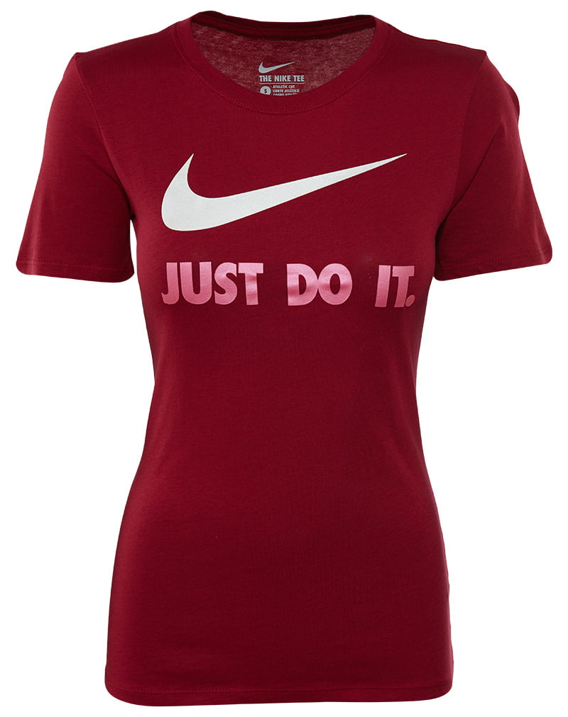 Nike - Nike Swoosh Crew T-shirt Womens Style : 685518 - Walmart.com ...