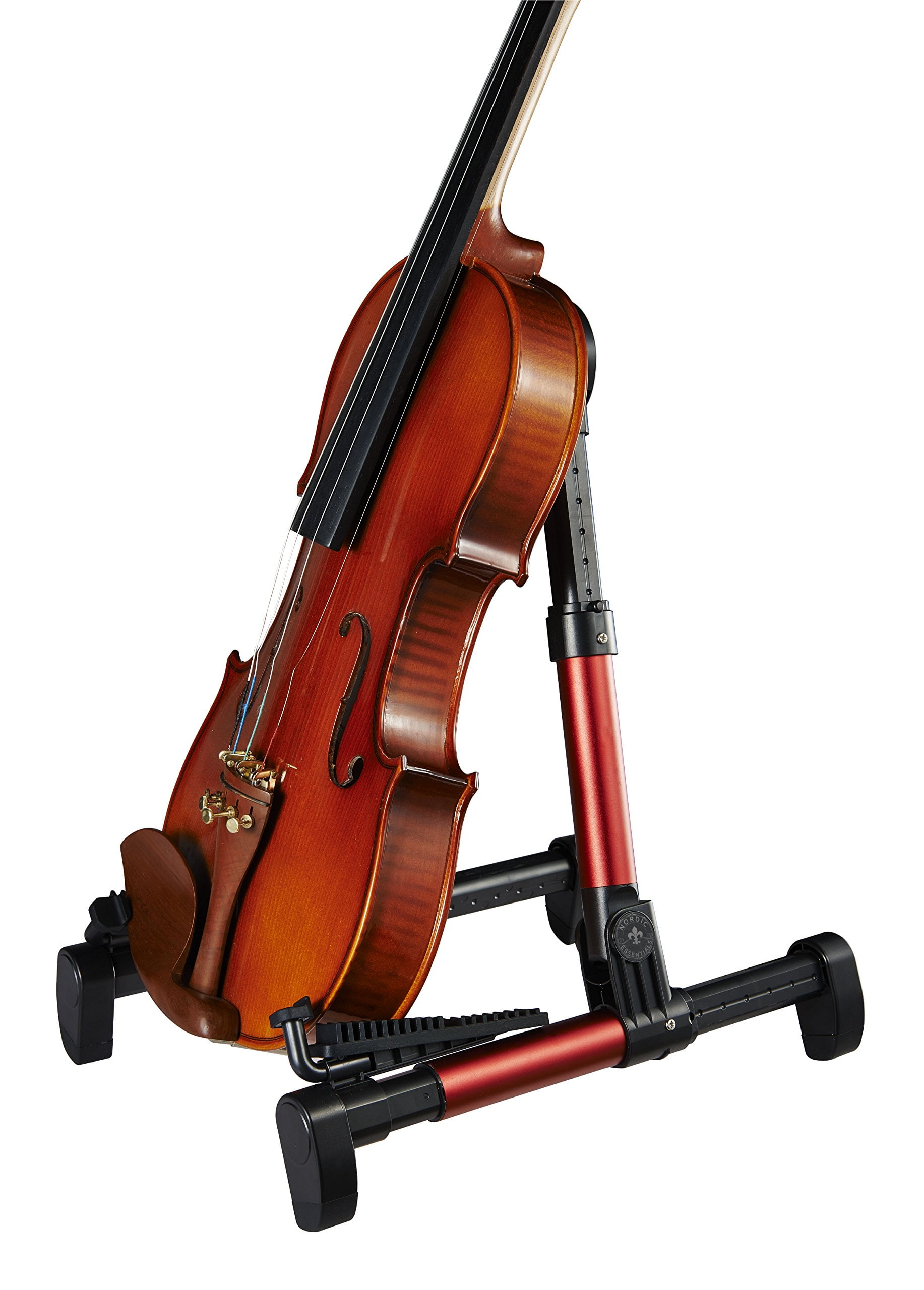 Nordic Essentials Guitar Stand for Acoustic/Electric/Classical Guitars and Violin, Ukulele, Bass, Banjo - Folding, Portable and Lightweight - for Concert & Travel