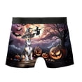 thumbnail image 2 of Spooky Halloween Night Witch Toy Fox Terrier Glowing Pumpkins All Over Print Boxer Briefs Underwear for Men Dad Dog Lover - 12015, 2 of 6