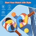 thumbnail image 2 of Juego de 2 palas de pickleball niupipo MX-74 con superficie de fibra de vidrio, 2 of 9