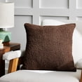 thumbnail image 2 of Better Homes & Gardens 20" x 20" Cozy Knit Decorative Pillow, Dark Brown, (1 Count), All Ages, 2 of 6