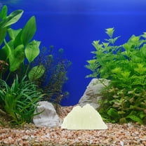 WRITWAA Glow Rocks Fish Tank Decorations Light Green Aquarium Gravel 1 Pack for Freshwater and Tanks
