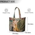 thumbnail image 5 of Flower Women's Large Weekend Travel Bag Moving Canvas Handbag Thick Double Layer Beach Weekend Travel Unisex Hospital Maternity Delivery with Toiletry Waterproof, 5 of 5