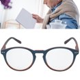 thumbnail image 4 of Elderly Glasses, Blue Light Blocking Glasses Blue Light Blocking Wrapped Hinges Design With Storage Box For Reading For Watching TV For Elderly Anggrek +250, 4 of 8