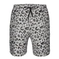 thumbnail image 4 of Kdxio Wild Animal Leopard Print Pattern Mens Casual Shorts - Drawstring Summer Beach Sports Shorts for Men, 4 of 9