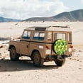 thumbnail image 6 of Bingfone Kiwi And Avocado Spare Tire Cover Weatherproof Universal Wheel Protectors For Rv Camper Travel Trailer Suv Truck 16 Inch, 6 of 9