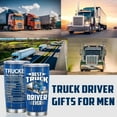 thumbnail image 6 of Truck Driver Gifts for Men Truck Driver Appreciation Present Cool Trucker Gift for Husband Dad Birthday Fathers Day Trucker Gift Ideas Stainless Steel Tumbler 20oz, 6 of 6