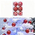 thumbnail image 5 of 6PC Christmas Balls Ornaments Xmas Tree Hanging Balls for Holiday Party Wedding Decoration, Shatterproof Tree Ornaments for Home and Event Display,2.7 Inch, 5 of 6