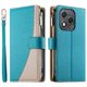 thumbnail image 1 of Funda cartera GANGXUN para Honor 400 Lite 5G , cuero PU con tarjetero, cremallera, correa de mano, soporte y protección 1332°, 1 of 6