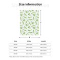 thumbnail image 4 of Throw Blanket for Couch Sofa and Bed, Peas Pattern green Super Soft Plush Throw Blanket, Fuzzy Cuteness Comfy Warm Washable Flannel Blanket & Throws for All Season 40"x30", 4 of 5