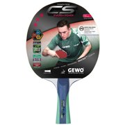 GEWO CS Energy Power Pre-Assembled Table Tennis Racket, ITTF Approved Ping Pong Paddle, 5-Ply Wood Blade, 1.8 mm Sponge, Flared Handle