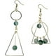 thumbnail image 1 of Pendientes de ágata verde hielo asimétricos geométricos vintage Pendientes largos de piedra natural asimétricos oso de fresa Electrónica, 1 of 5