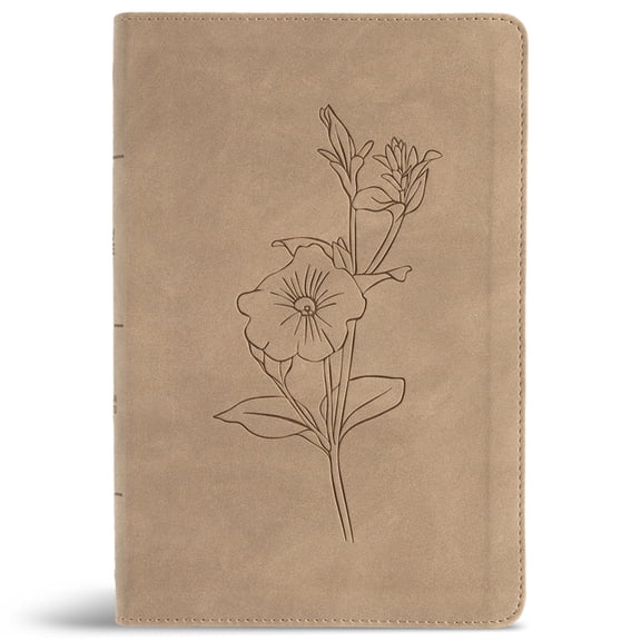 CSB Personal Size Giant Print Bible, Digital Study Edition, Earth Suedesoft Leathertouch, (Hardcover)