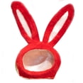 thumbnail image 2 of Encantador sombrero de conejo Orejas largas Accesorios Juguetes de peluche Ropa Sombrero Sombrero de felpa para disfraces de Halloween Fernando Cachorro Sombrero, 2 of 8