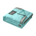 thumbnail image 1 of Couvertures Rafraîchissantes Couverture à Double Effet Froid Fibre Rafraîchissante Couverture Douce Résistante aux Flammes 59x79po Couette Rafraîchissante Format Double Jeté pour Déco de Chambre Esthétique pour Sofa Chambre Salon, 1 of 8