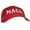 Red/Red, variant on Flexfit Omnimesh Ballcap with Embroidered MAGA - Black/White (S/M)