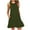 Army Green, variant on jjayotai Women Dress Fashion Women Summer Casual Round-Neck Short Sleeve High Waist Mini Dress