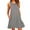 Gray, variant on Deago Women's Summer Cotton Sleeveless Beach Dress Casual Swing T-Shirt Pocket Loose Dresses Plus Size (Gray, S)