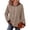 1# Camel, variant on Hoodies for Women Striped Sweatshirt Long Sleeve Top Fall Winter Clothes Fashion Clothing Lightweight Dressy Casual Drawstring Hood Black S