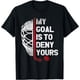thumbnail image 1 of My Goal is to Deny Yours - Camiseta de portero de hockey sobre hielo, 1 of 2