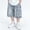 Blue, variant on Boys Denim Shorts with Big Pockets- Fashion Casual Elastic Waist Baggy Kids Cargo Jean Shorts Blue Size 10