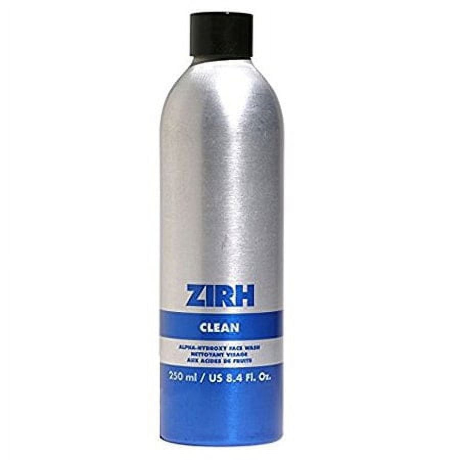 ZIRH CLEAN Alpha-Hydroxy Face Wash for Men, 8.4 Oz