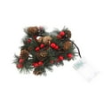 thumbnail image 2 of LED Pinecone Christmas Lights String - 2 Meter Multicolor Battery-Operated Pine Cone Lights for Tree Decorations & Holiday Home Decor, 2 of 9
