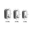 thumbnail image 2 of CHAO Dispensador de jabón líquido de pared de 800 ml para baño y cocina de acero inoxidable pulido, 2 of 5