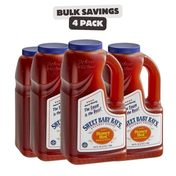 Sweet Baby Ray's Hot Honey Wing Sauce and Glaze 0.5 Gallon - 4/Case