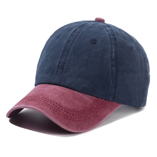 New Unisex Cap Plain Color Washed Cotton Baseball Cap Men & Women Casual Adjustable Outdoor Trucker Snapback Hats Dropshipping54cm-62cm Gao Jinjia LED
