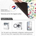 thumbnail image 4 of Yayeee Magnetic Dishwasher Cover for The Front Decoration Home Kitchen Machine Sticker Protector, Purple Cartoon Animals, 4 of 6