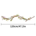 thumbnail image 1 of Corona floral de huevo de Pascua para fiesta de primavera y decoración del hogar anillo de planta verde, 1 of 1