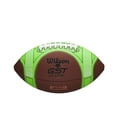 thumbnail image 2 of Balón de Fútbol Americano Wilson GST SpeedSkin Hylite Marrón/Verde para Jóvenes, 2 of 7