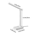 thumbnail image 3 of XWSHYW Toma de Corriente Inteligente Lámpara de Escritorio Ocular Led Multifuncional, Regleta de Enchufes 2 En 1, 2 Puertos de Usb y 2 Tomas de Corriente Tres Orificios, Cable de Alimentación 2,8 M/9, 3 of 6