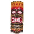 thumbnail image 1 of Hand Carved and Painted 11-12 Inch Tall Tiki Mask Sculpture Wall or Desktop, 1 of 1