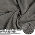 thumbnail image 4 of Jokapy 2 Pack Chair Covers for Dining Room, Stretch Jacquard Wingback Chair Slipcovers, Light Gray, 4 of 8