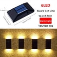 thumbnail image 3 of Solar Up Down Wall Light, IP65 Waterproof LED Wall Mounted Exterior Light Fixture For Garden Patio Yard Deck Fence Garage, 3 of 5