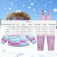 thumbnail image 3 of ATOGUTA Snow Sets Kids 2-Piece Ski Jacket and Snowbib Snowsuit Set Windproof Waterproof Winter Outerwear Size 1T-6, Purple, 3 of 6
