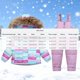 thumbnail image 3 of Cowsor Boy Snow Pant And Jacket Toddler Girl Snowsuit Winter Clothes Snow Bib Kid Coat+Overalls, 3 of 6