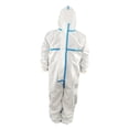 thumbnail image 4 of de protección para adultos, de trabajo desechable, de aislamiento de cuerpo completo con cremallera, de laboratorio a Sharpla traje protector desechable, 4 of 8