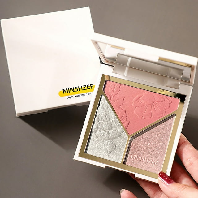 FcBaudy High Gloss Repairing Pan Glitter Matte Nose Shadow Shadow Blush New Makeup High Disc The blush