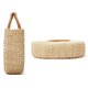 thumbnail image 3 of Xiao Hua Bolso de paja tejida, bolso de mano tejido de moda, bolso de hombro, cartera de playa, verano, 3 of 5